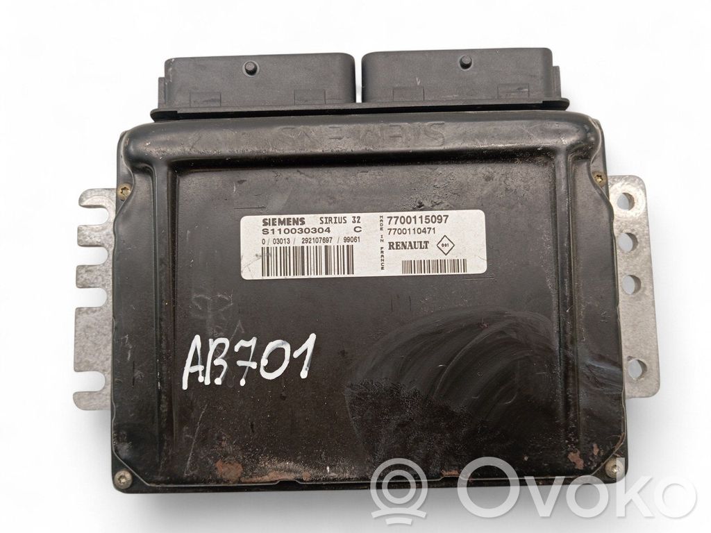 Renault Clio II Engine control unit/module ECU 