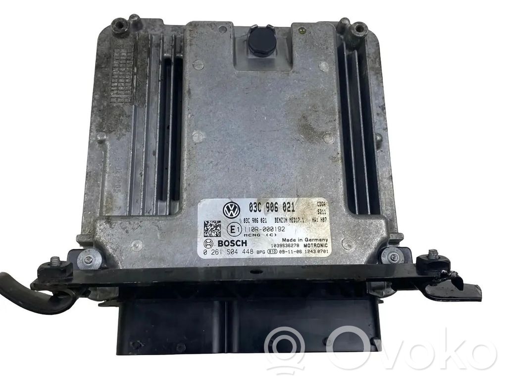 Engine control unit/module   03C906021,0261S04448