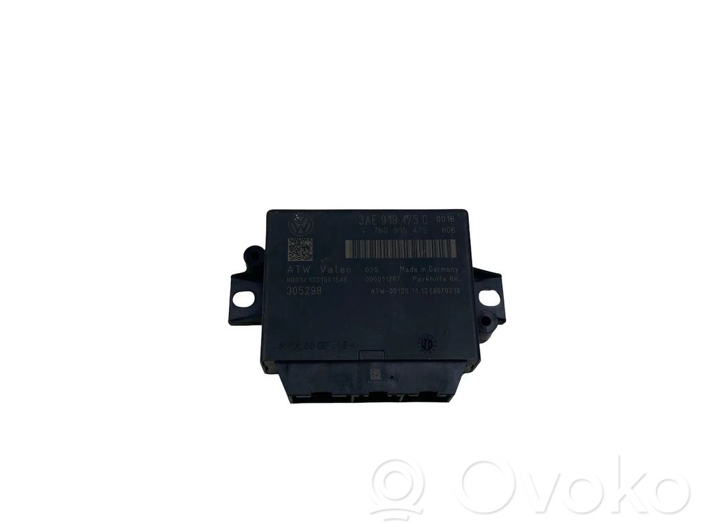 Volkswagen PASSAT B7 Pysäköintitutkan (PCD) ohjainlaite/moduuli 