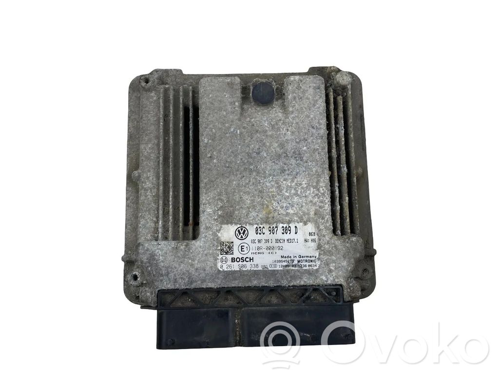 Engine control unit/module   03C907309D,0261S06338