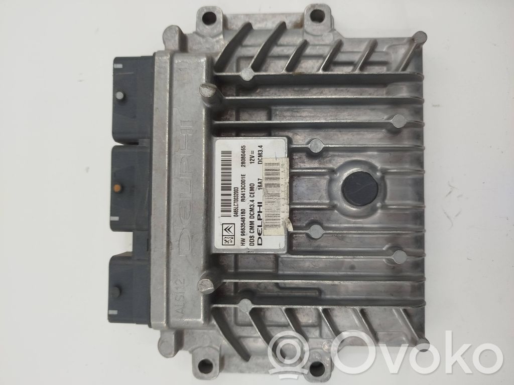 Engine control unit/module   9663548180,28080465,R0413C001E