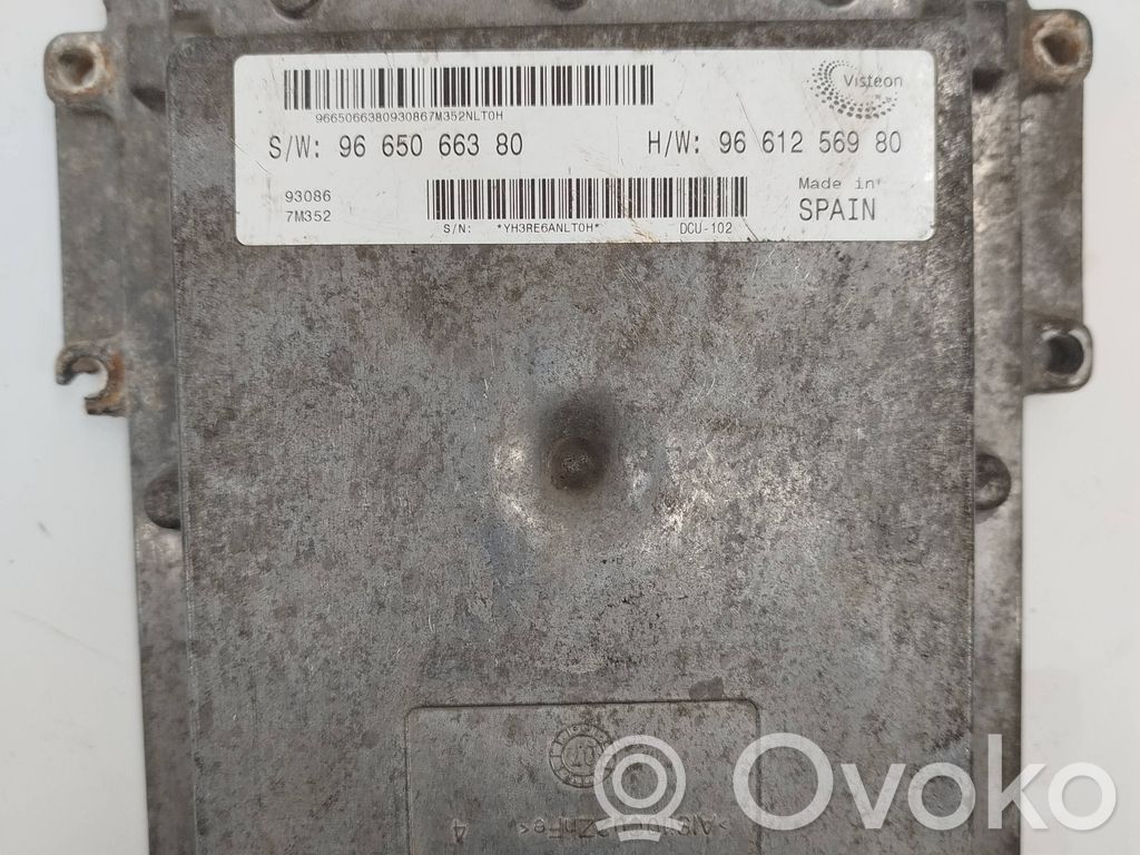 Peugeot Boxer Engine control unit/module 
