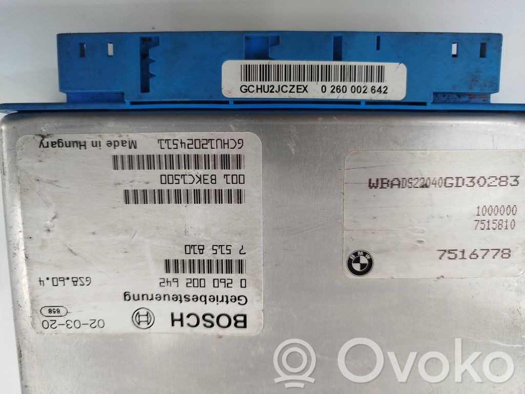 Gearbox control unit/module   0260002642,7515810