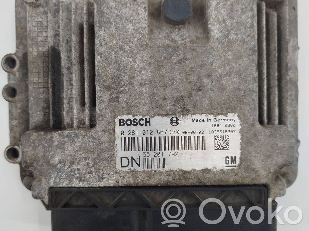 Opel Astra H Engine control unit/module 