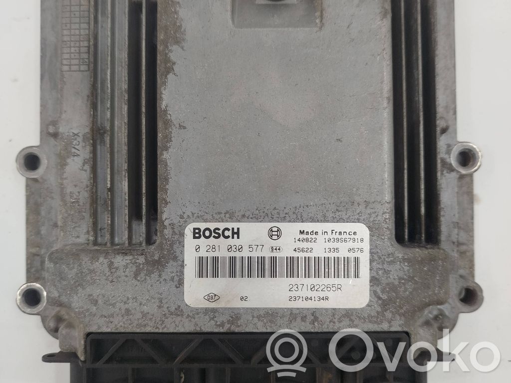 Engine control unit/module   0281030577,237102265R,237104134R