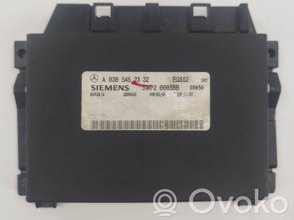Mercedes-Benz C W203 Module de contrôle de boîte de vitesses ECU 