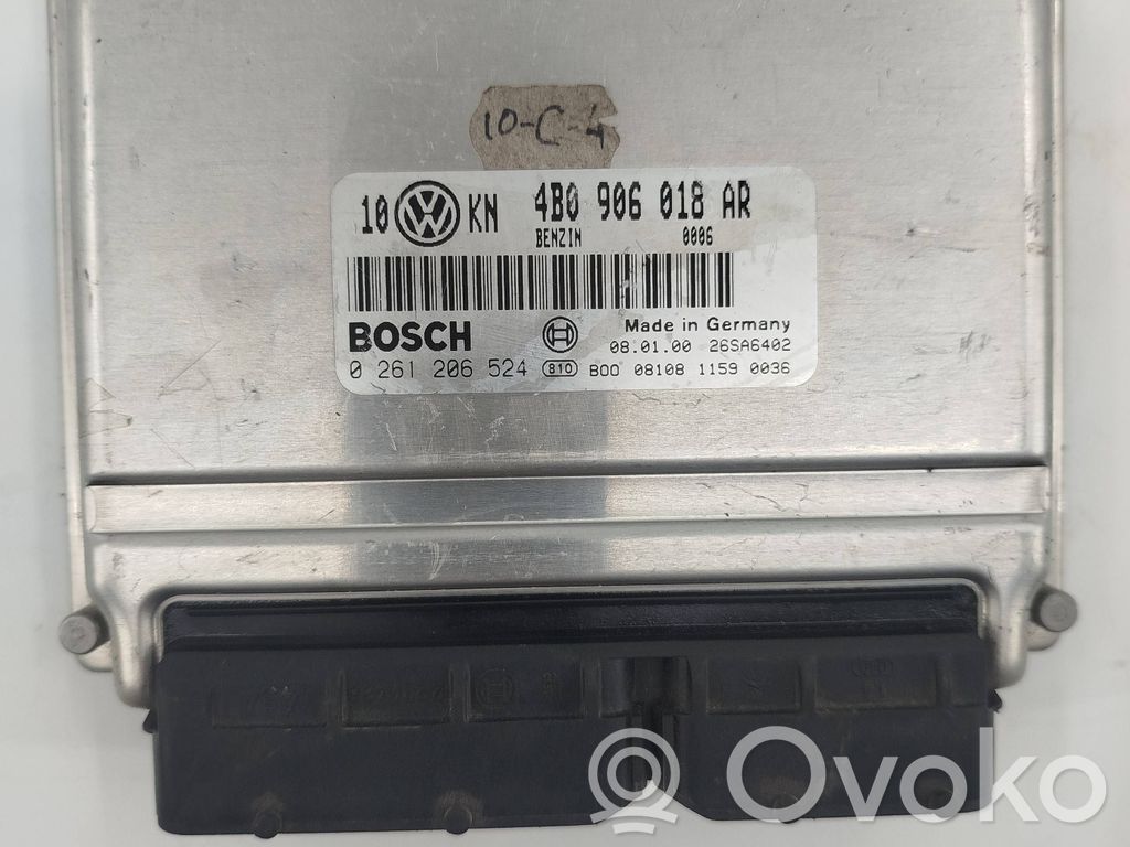Engine control unit/module   4B0906018AR,26SA6402,0261206524,0261200524