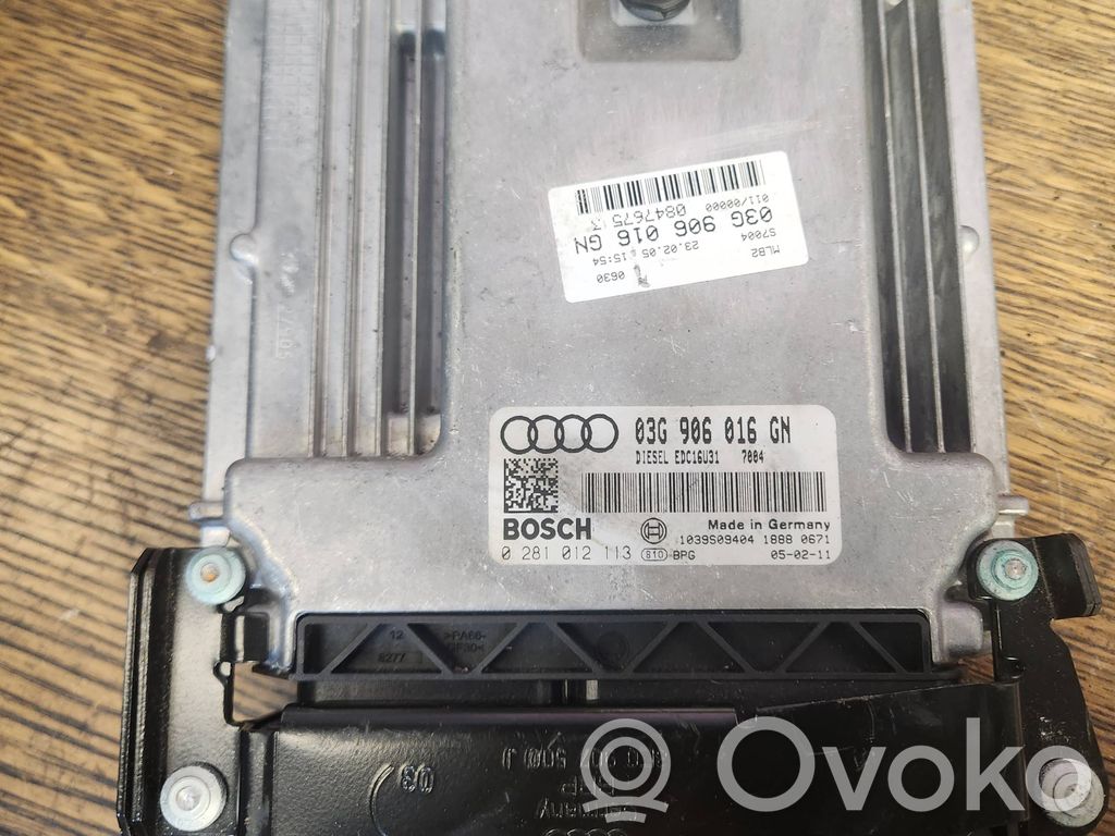 Engine control unit/module   03G906016GN,1039S09404,0281012113