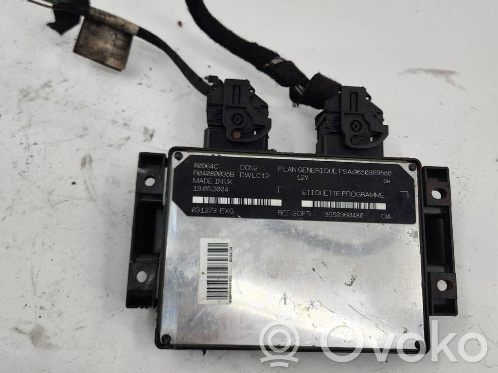 Sterownik / Moduł ECU   9650359580,9650360480,19052004,031373EXG,R04080035B