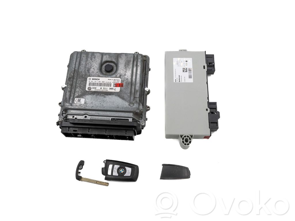 BMW 5 F10 F11 Komputer / Sterownik ECU i komplet kluczy 