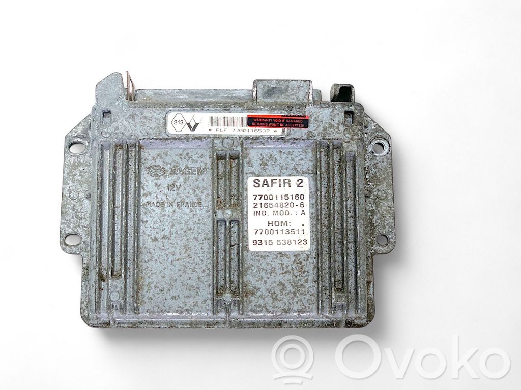 Renault Clio II Engine control unit/module 