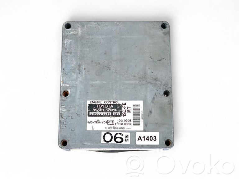 Toyota Yaris Engine control unit/module 