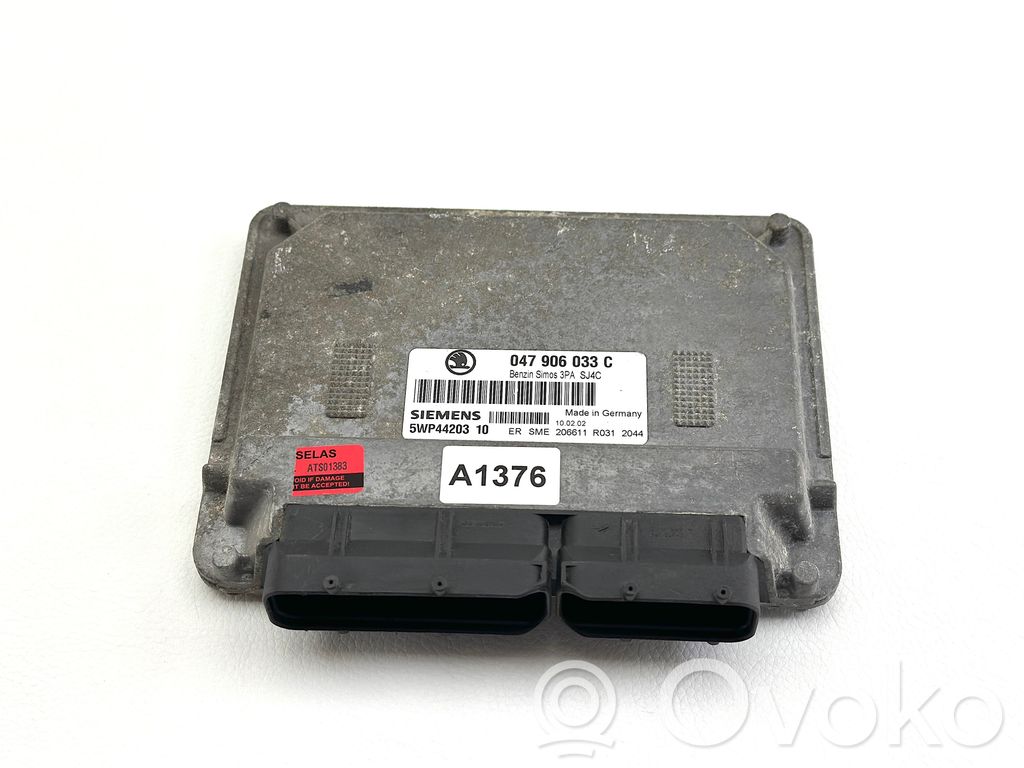 Engine control unit/module   047906033C,5WP4420310,ATS01383