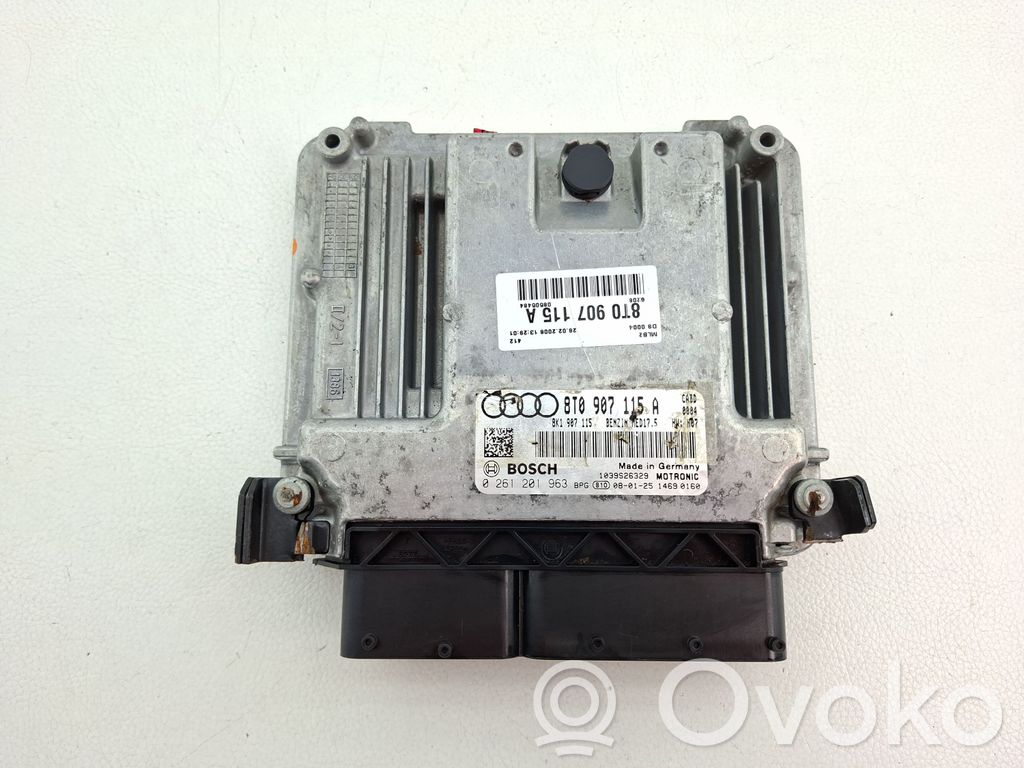 Engine control unit/module   8T0907115A,8K1907115,0261201963