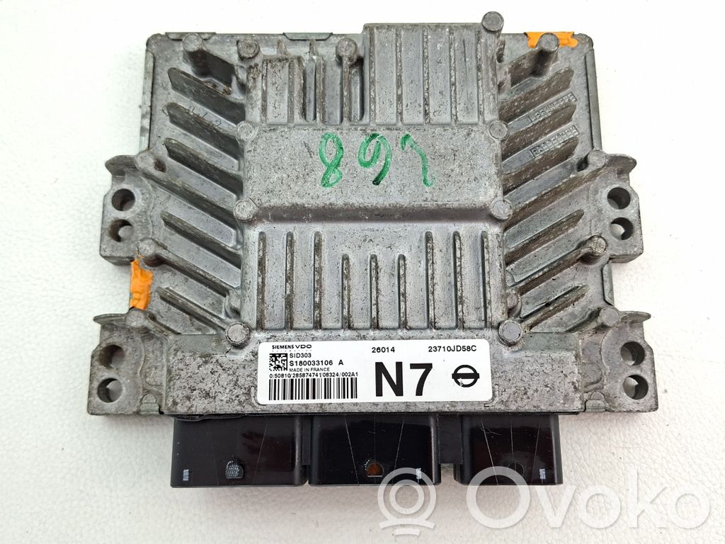 Nissan Qashqai+2 Engine control unit/module 