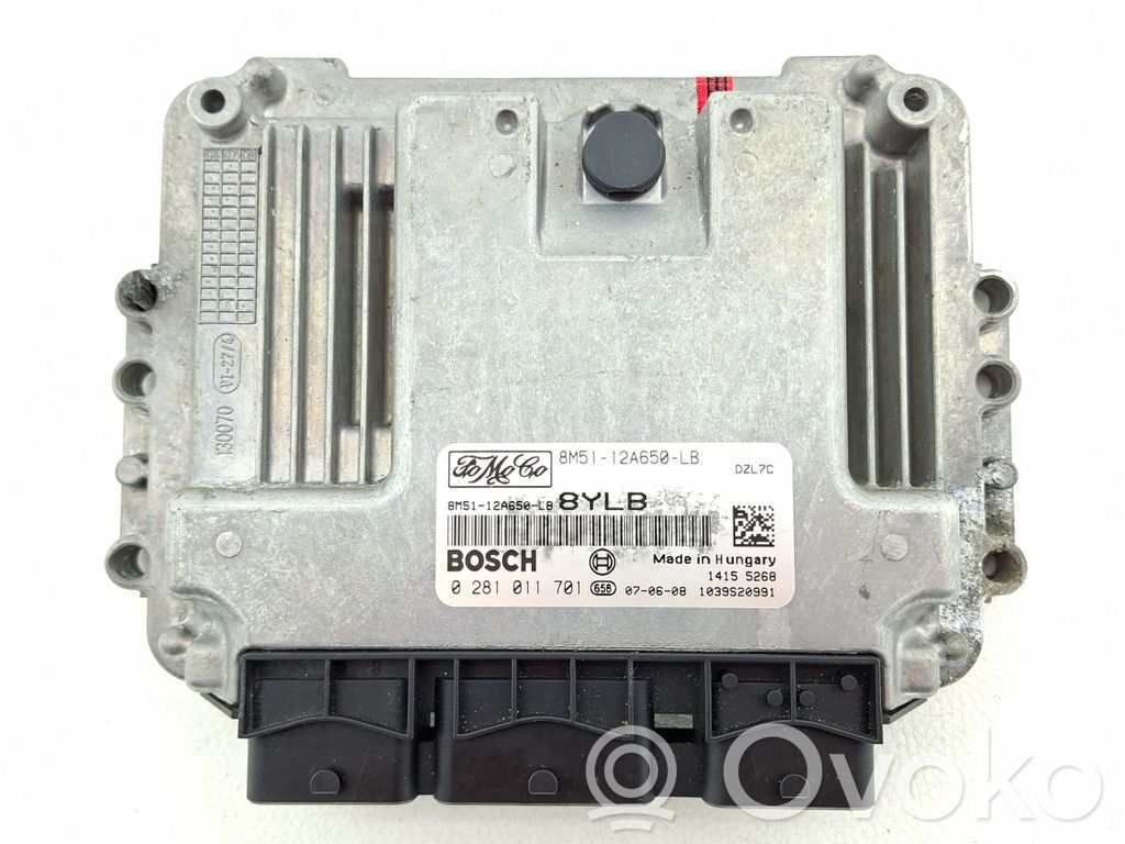 Engine control unit/module   8M5112A650LB,8M5112A650LB,0281011701