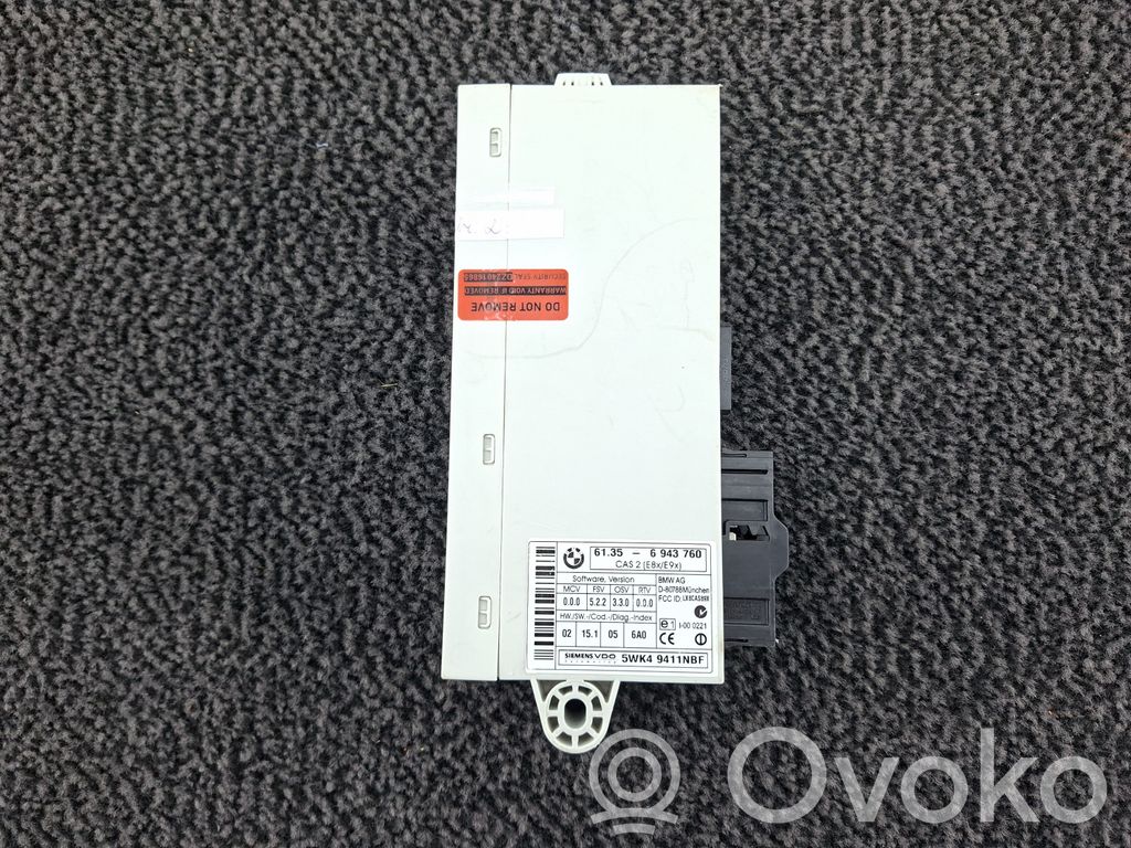 BMW 1 E81 E87 CAS-ohjainlaite/moduuli 