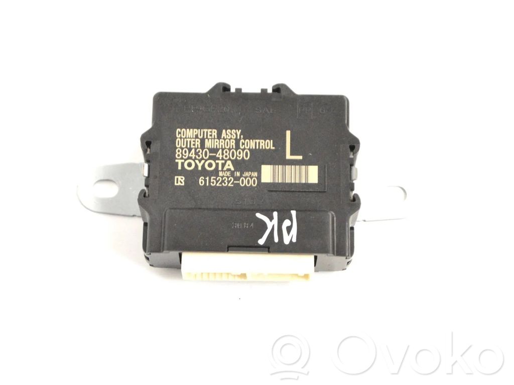 Lexus RX 450H Wing mirror control module 
