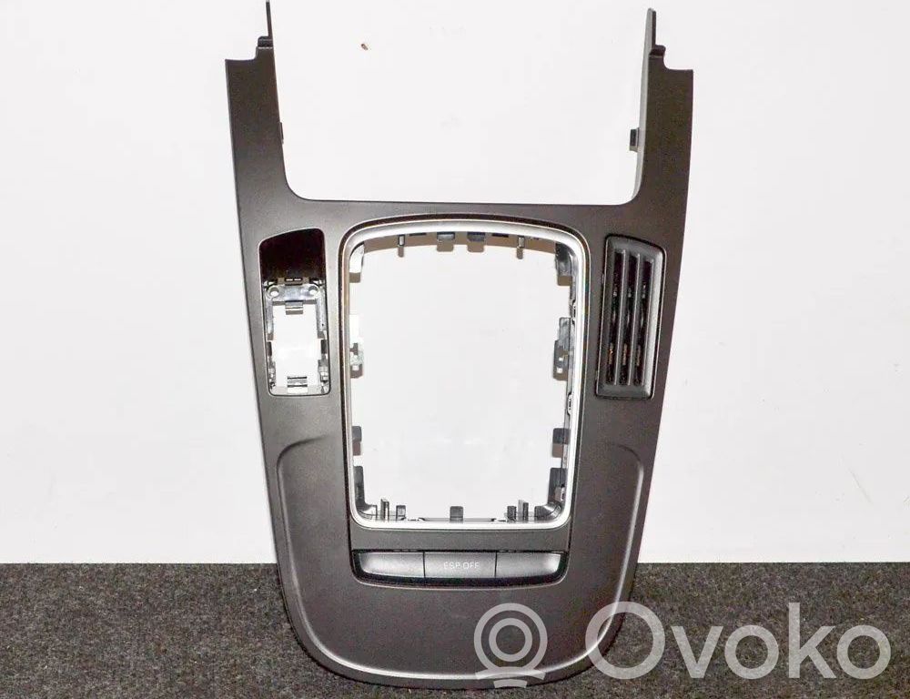 Audi A5 8T 8F Rivestimento in plastica cornice della leva del cambio 