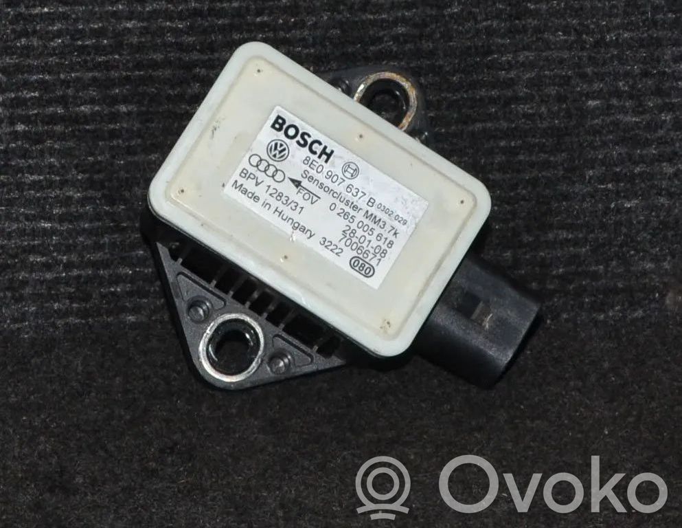 Audi A6 S6 C6 4F Sensor de aceleración 