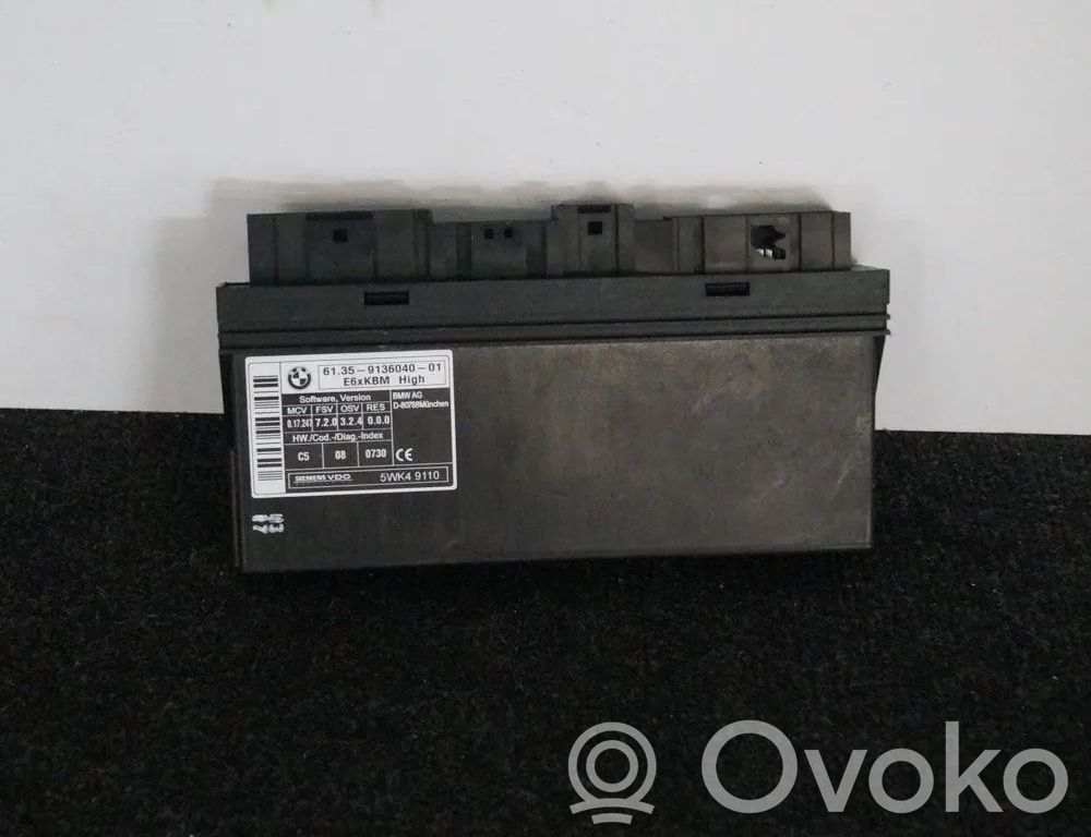 Unidad de control/módulo de carrocería central   9136040