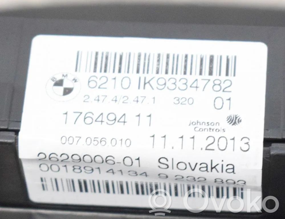 BMW 3 F30 F35 F31 Nopeusmittari (mittaristo) 