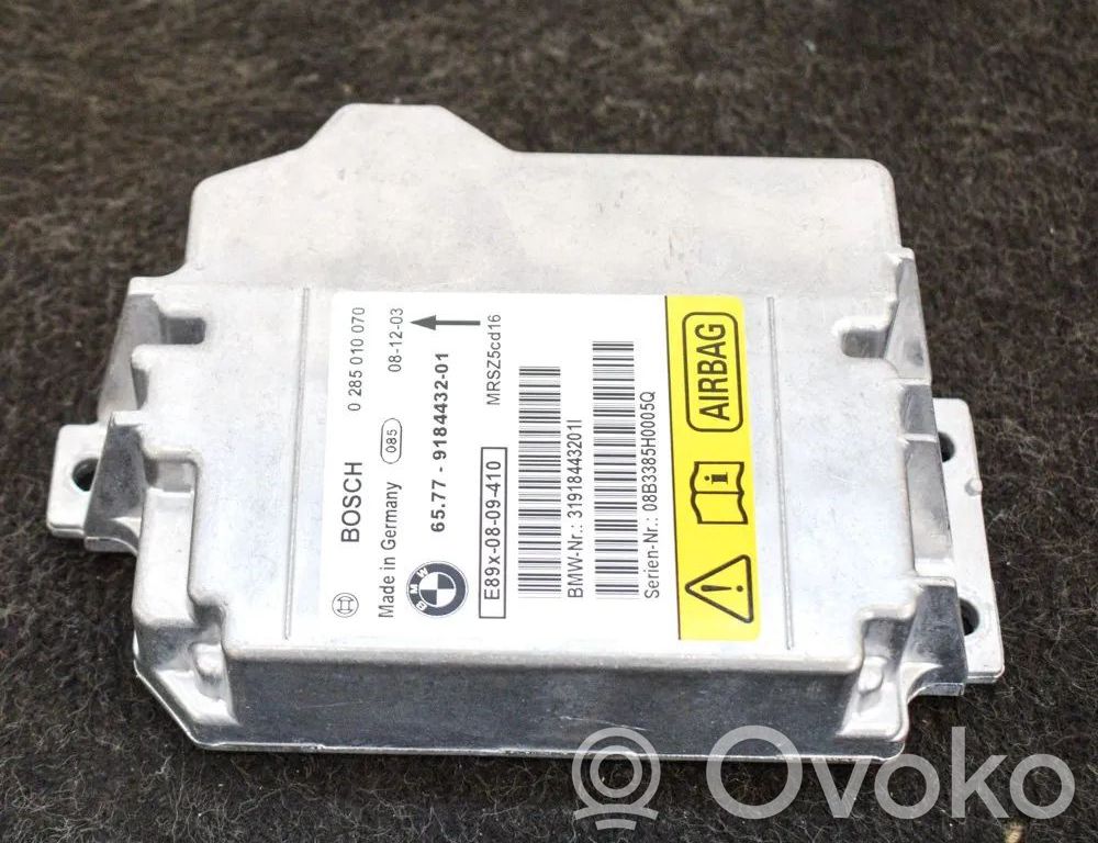 Module de contrôle airbag   91844320285010070