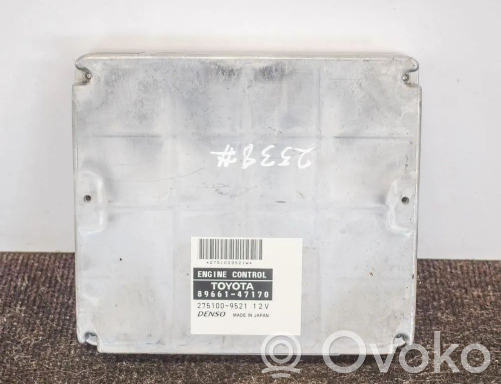 Toyota Prius (XW20) Sterownik / Moduł ECU