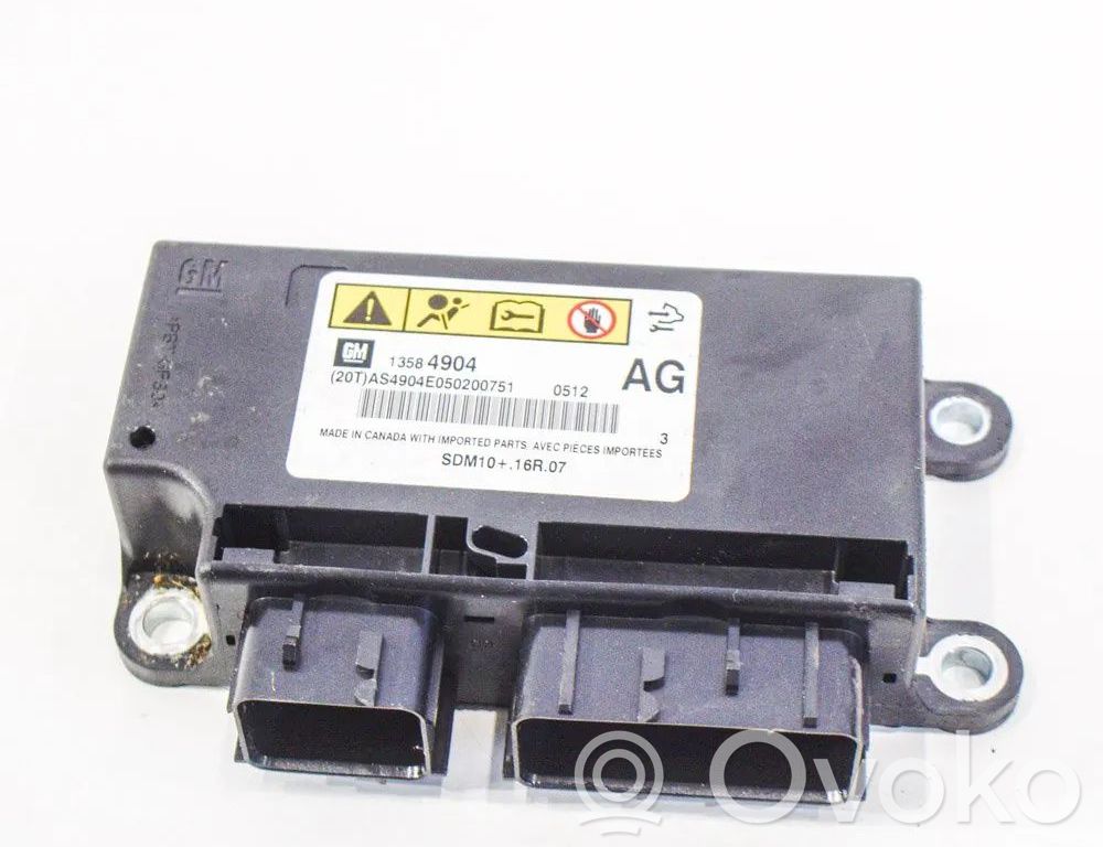 Chevrolet Volt I Airbag control unit/module 