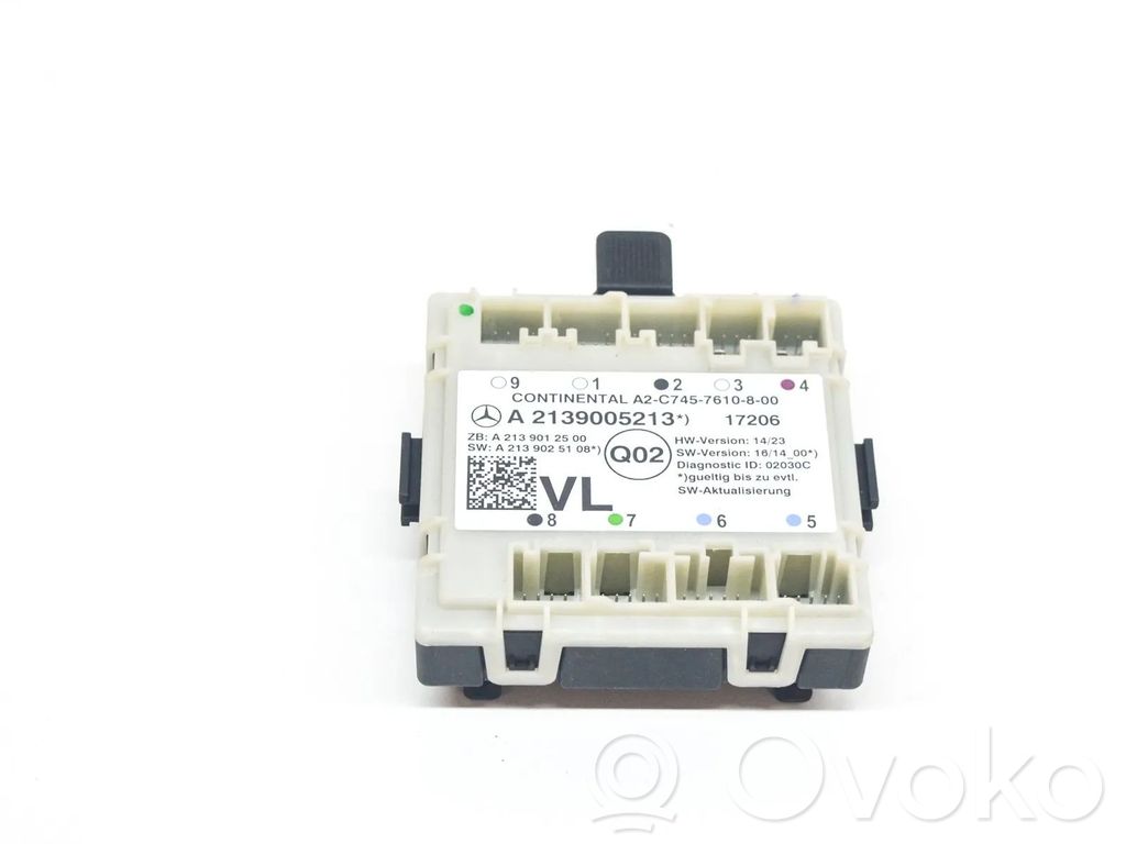 Mercedes-Benz E W213 Centralina/modulo portiere 