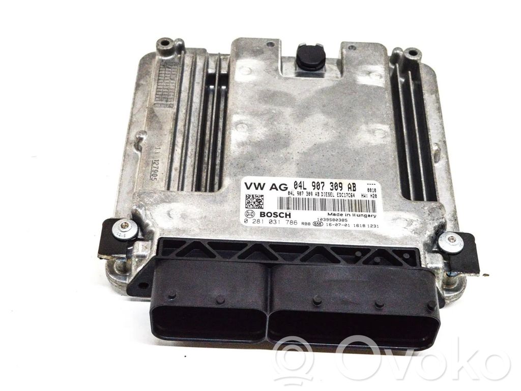 Engine control unit/module   04L907309AB,0281031786