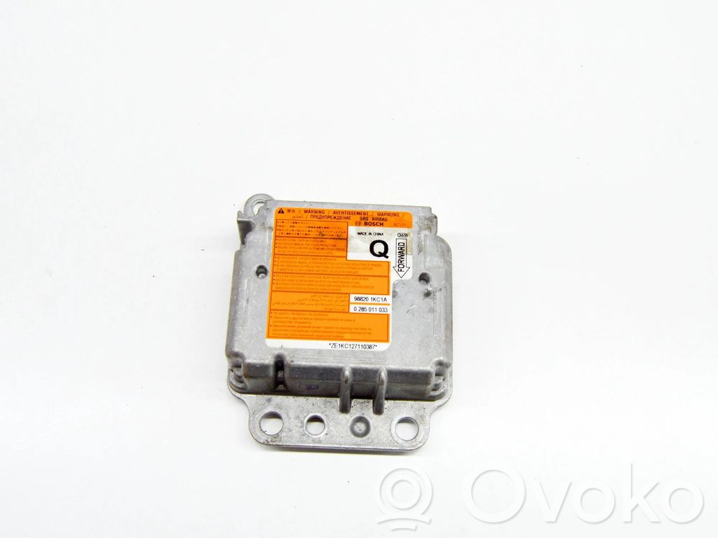 Nissan Juke I F15 Unitate/modul de comandă airbaguri 