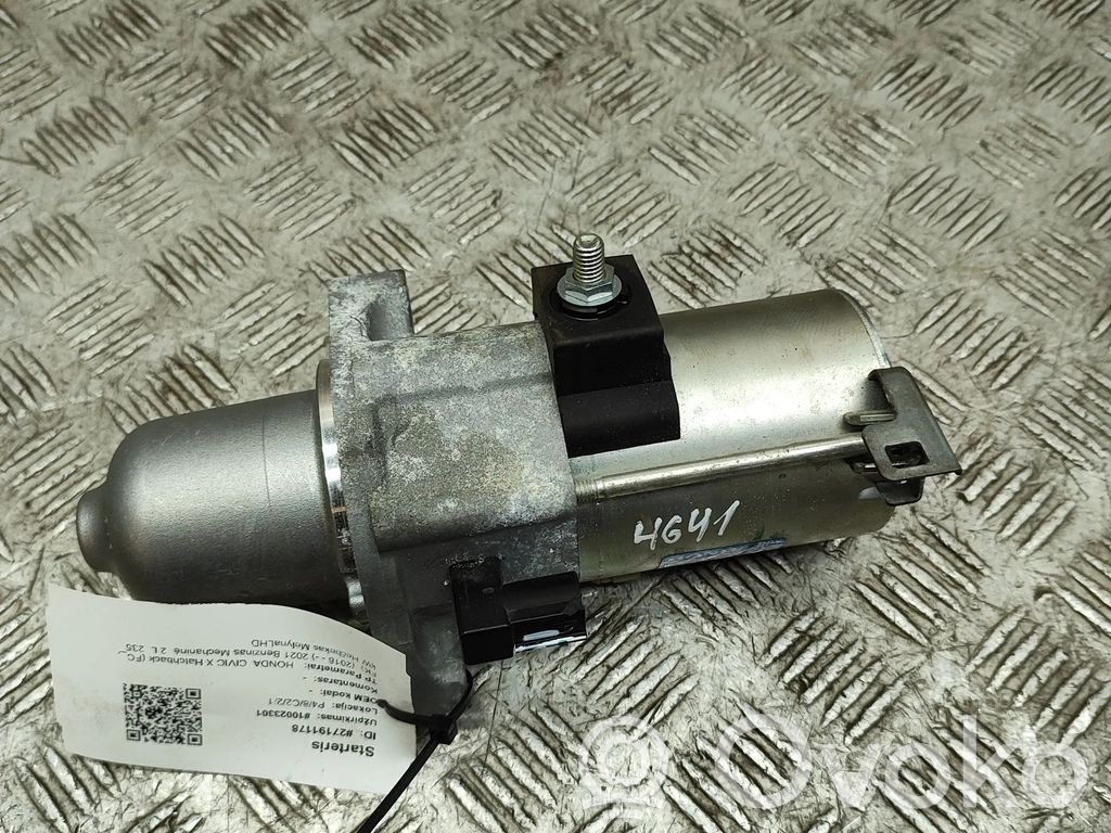Honda Civic X Motor de arranque 
