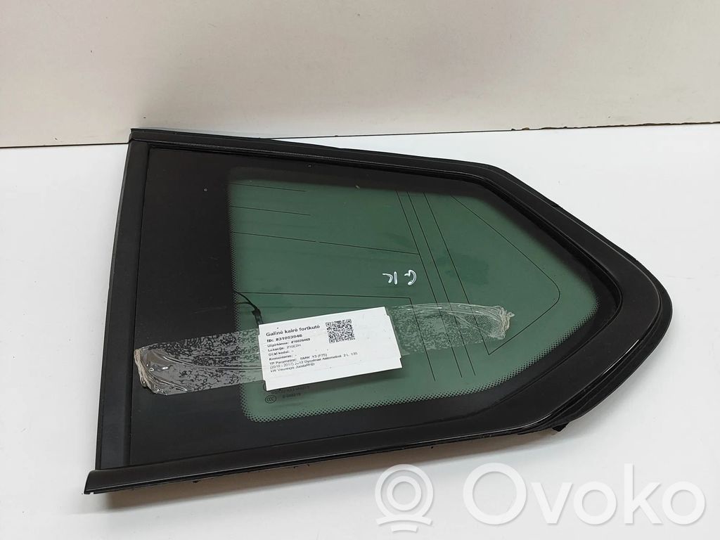 BMW X3 F25 Szyba karoseryjna tylna 