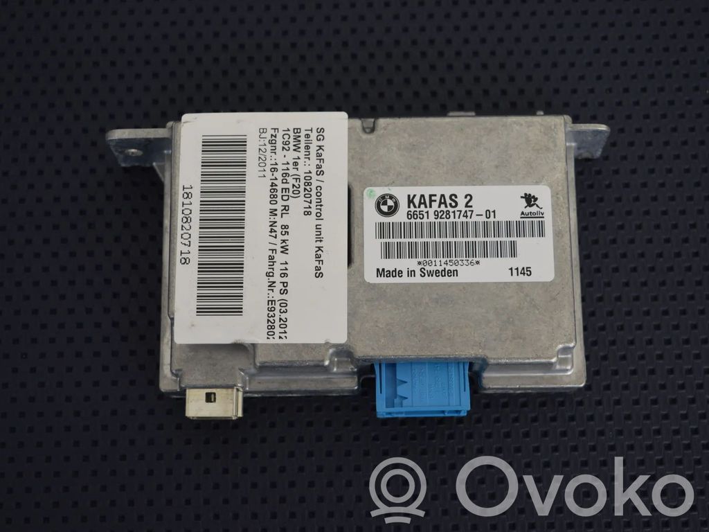 BMW 1 F20 F21 Inne wyposażenie elektryczne 