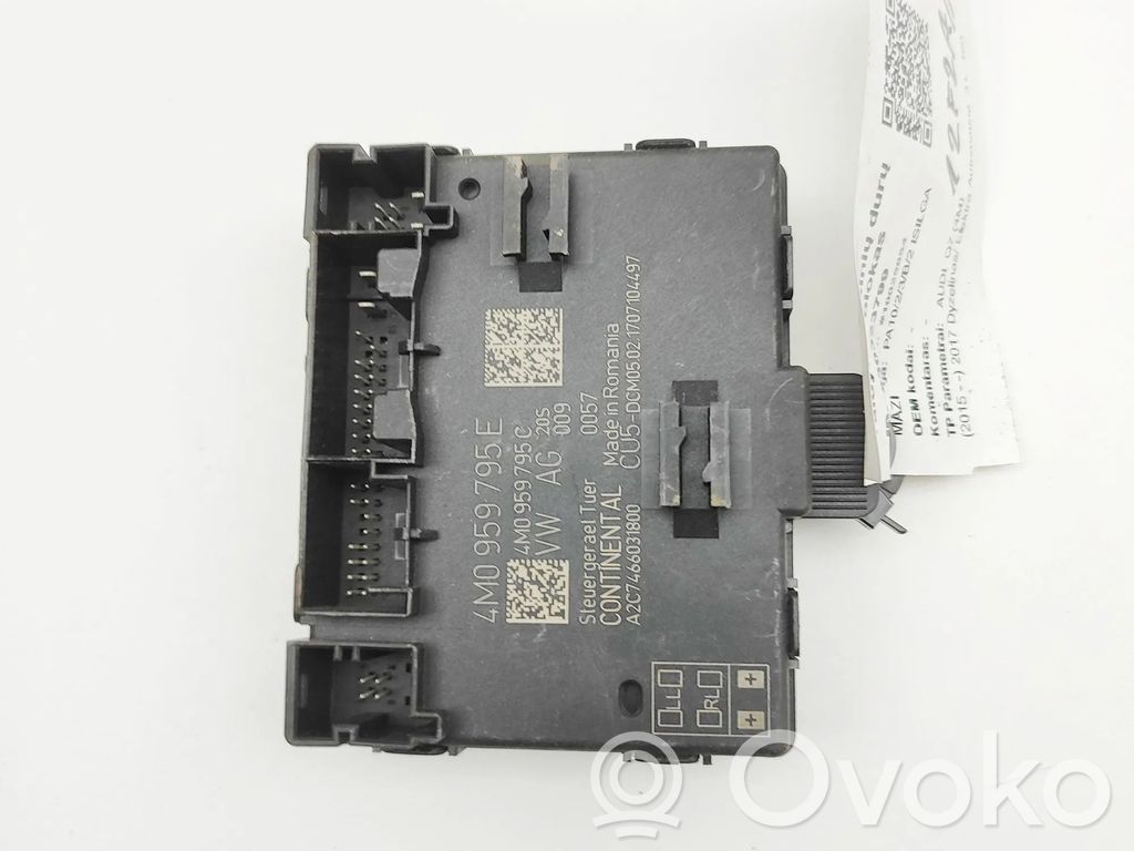 Audi Q7 4M Door control unit/module 