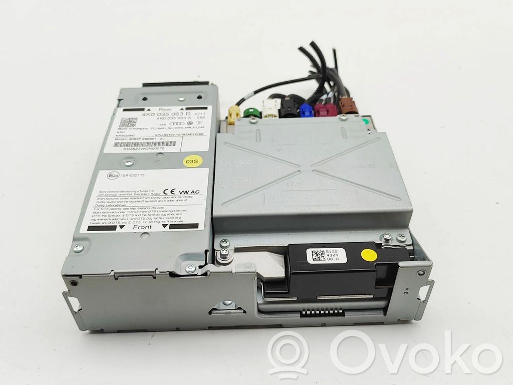GPS navigation control unit/module   4K0035063A,4K0035063D