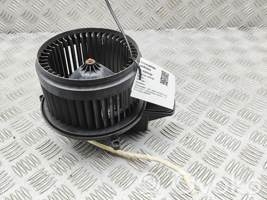 Jeep Grand Cherokee Ventilator aerotermă 