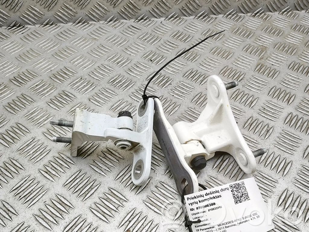 Mercedes-Benz S C217 Juego de bisagras de puerta delantera 