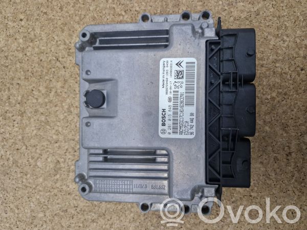 Engine control unit/module   9674244680,0281015848