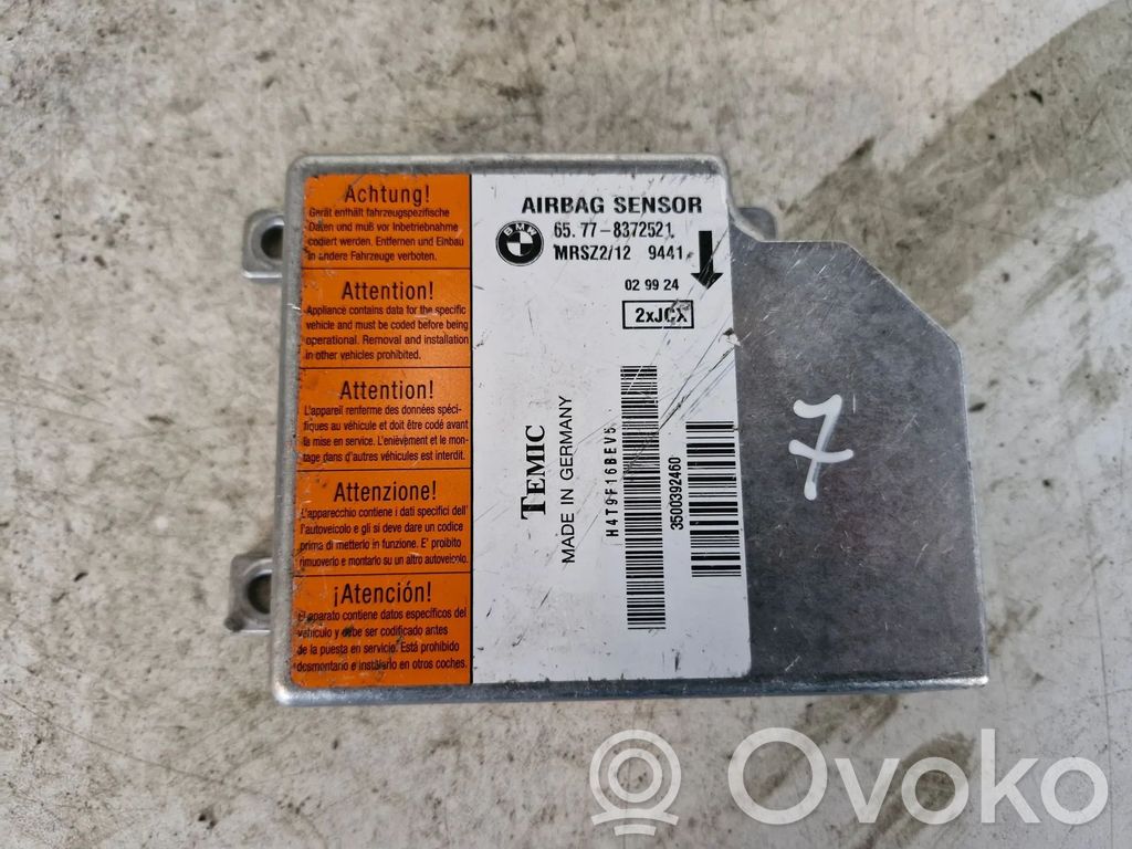 Airbag control unit/module   65778372521