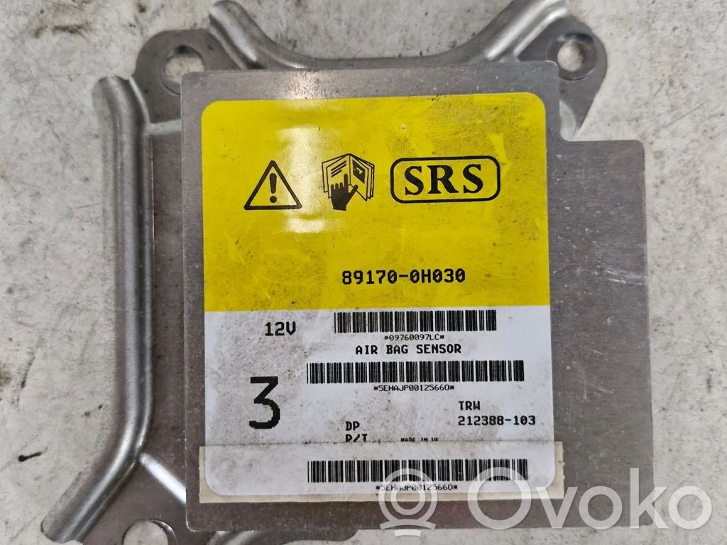 Peugeot 107 Airbag control unit/module 