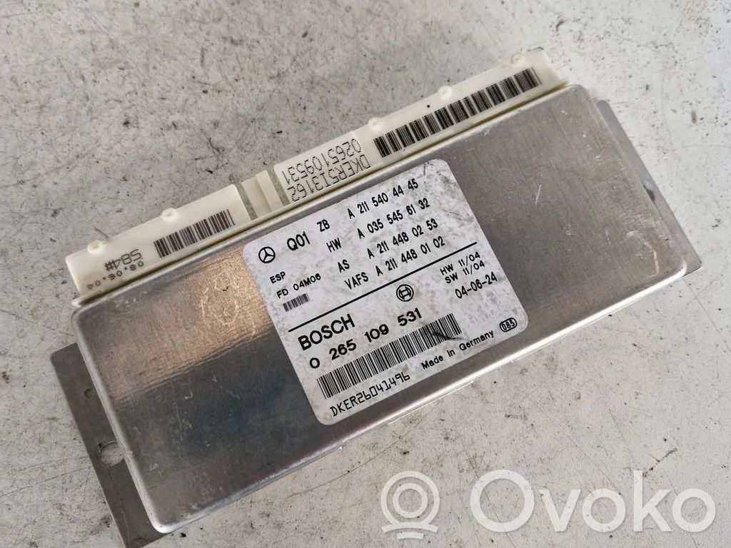 Autres unités de commande / modules   A2115404445,0265109531