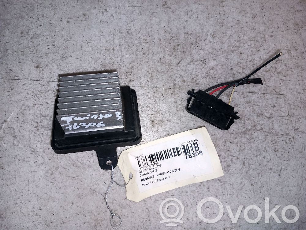 Renault Twingo III Motor aerotermă/rezistor ventilator 