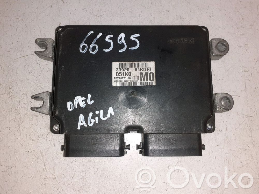 Opel Agila B Engine control unit/module 