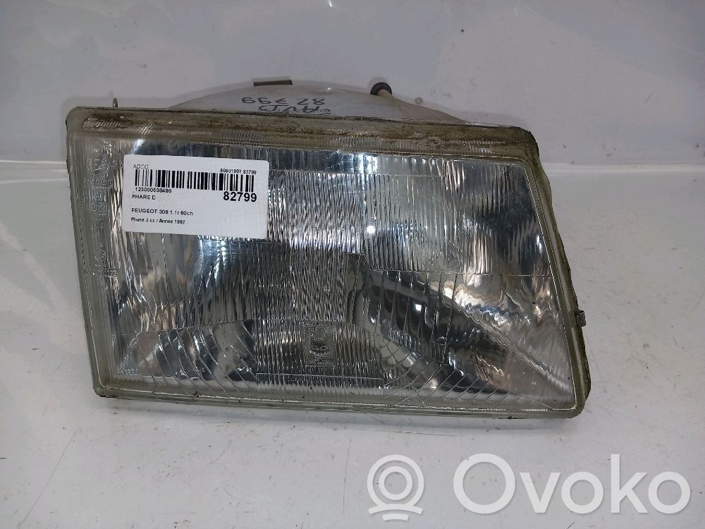 Peugeot 309 Headlight/headlamp 