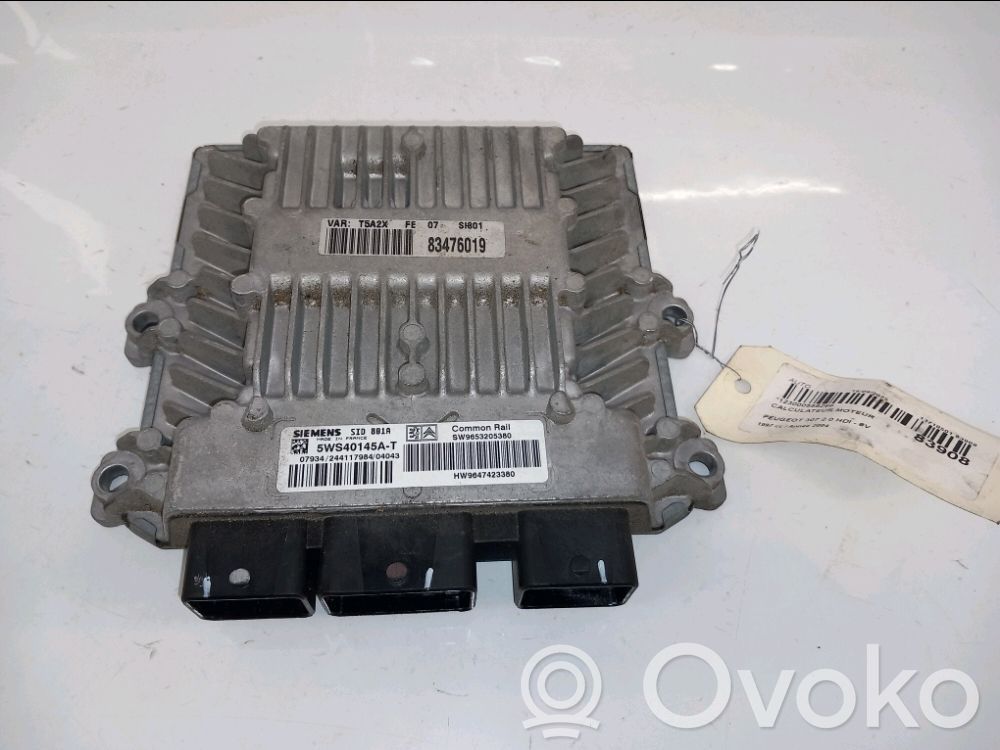 Peugeot 307 Engine control unit/module 