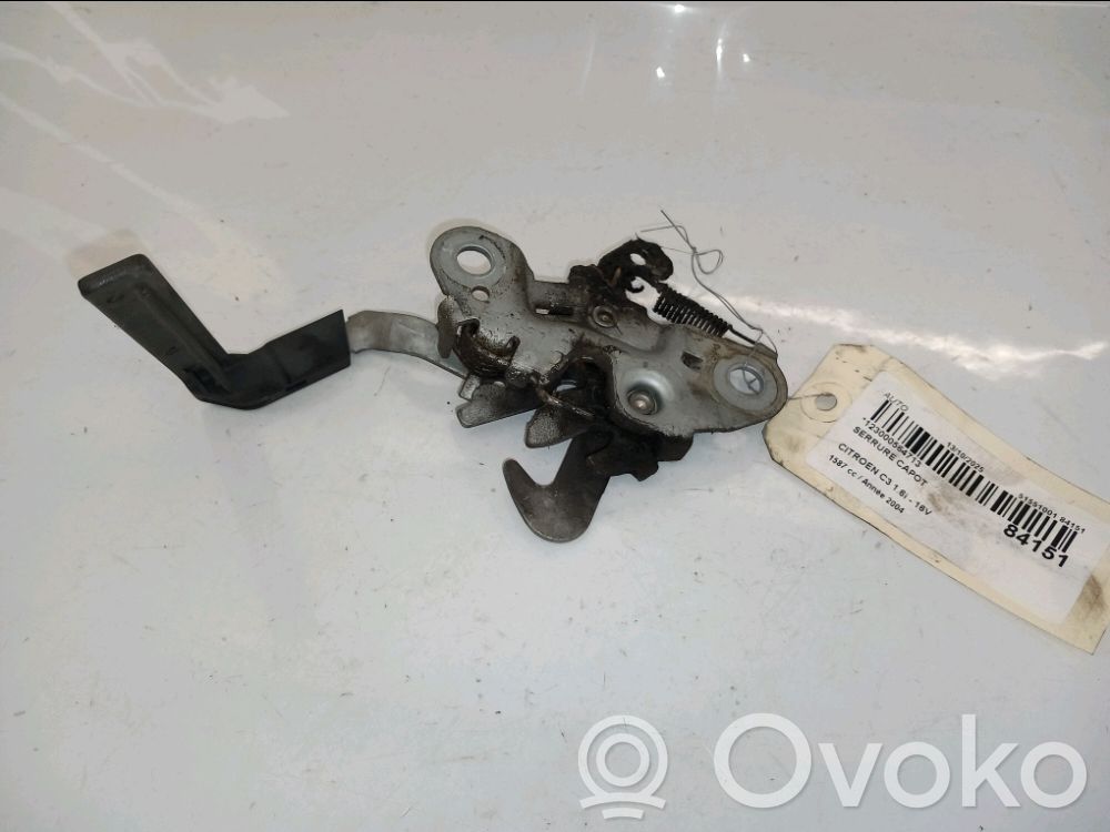 Citroen C3 Engine bonnet/hood lock/catch 