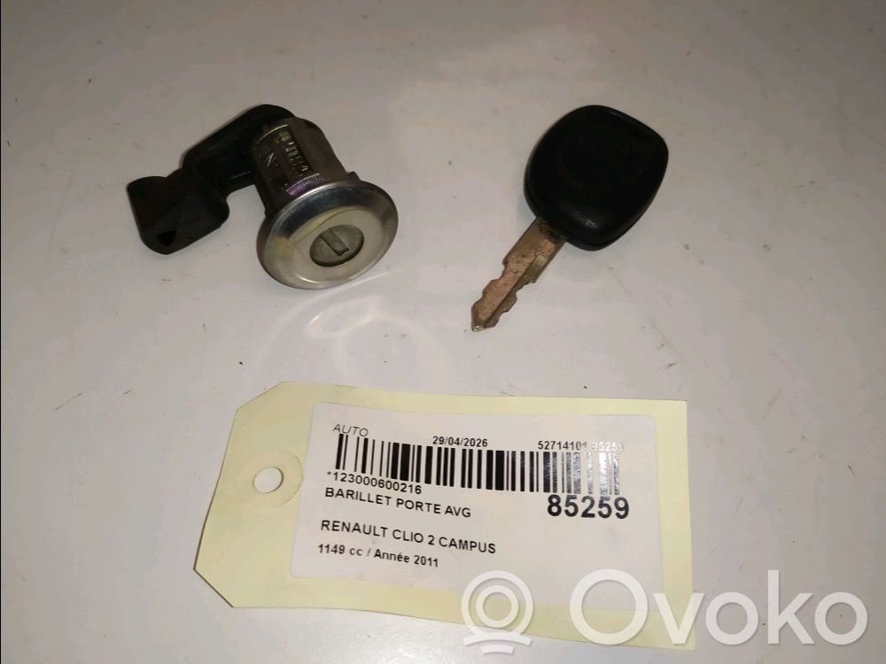Renault Clio III Front door lock 