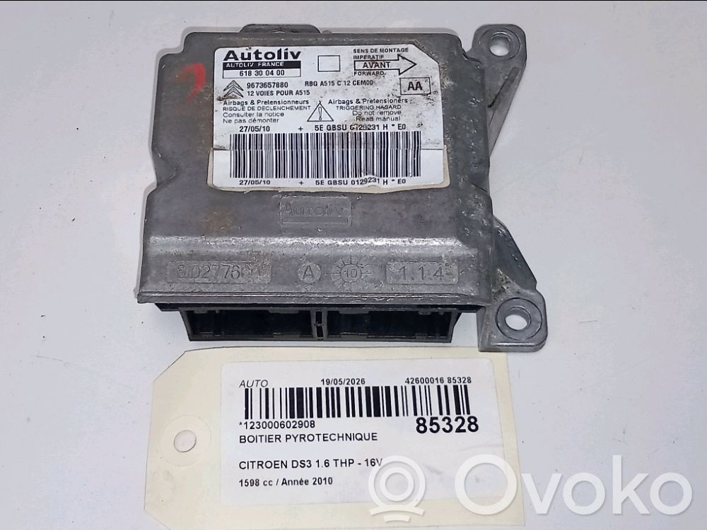 Citroen DS3 Airbag control unit/module 